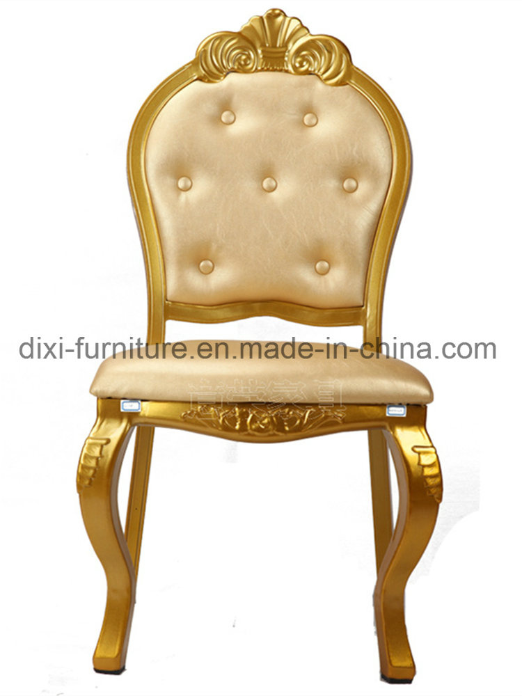 European Restaurant Furniture Upholstered Aluminum Hotel Banquet Chair