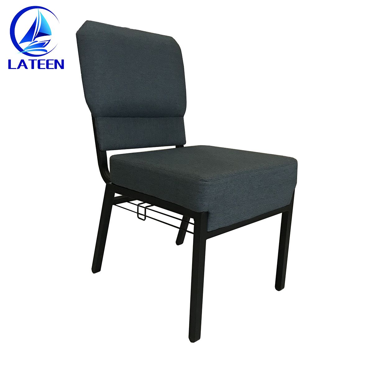 Stackable Wholesale Metal Durable Linked Steel Church Chair