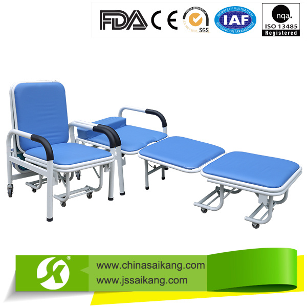 Folding Recliner Sleeping Accompany Chair Bed