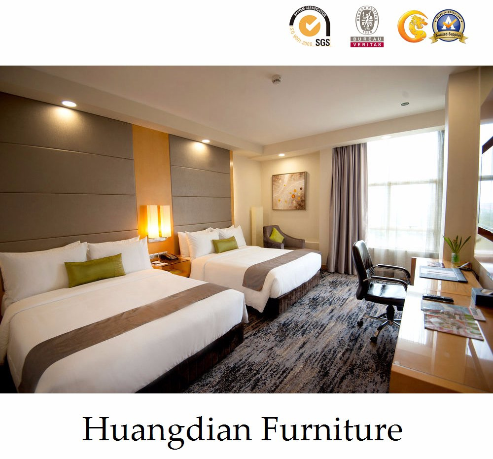 Waterfront Hotel Bedroom Furniture Superior Laminate Material (HD879)