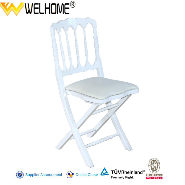High Quality Folding Chateau Chair with Cushion