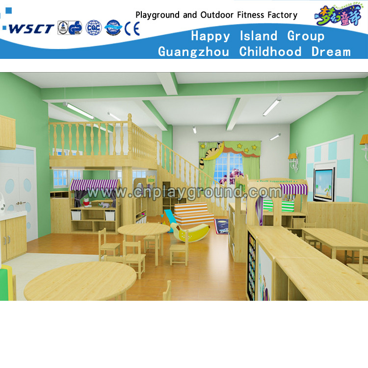 Nursery School Kids Wooden Table and Chairs (KS2-1-F)