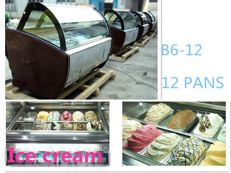 Mexico Ice Cream Case/ Ice Cream Display Cabinet