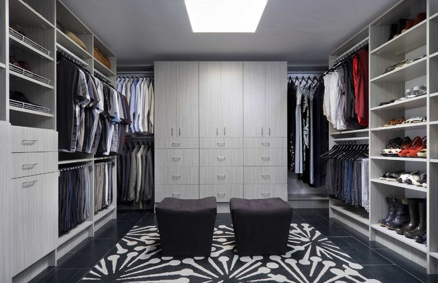 Modern Walk in Robe Armario Closet Prima