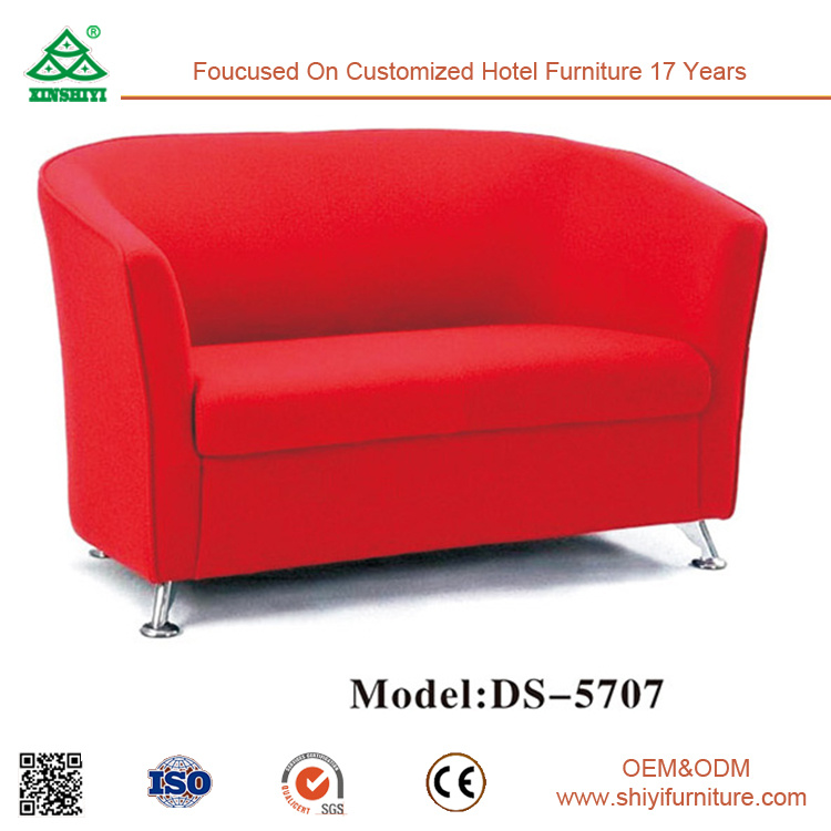 Simple Nice Comfortable Leather Sofa Set for Hotel and Home Living Room