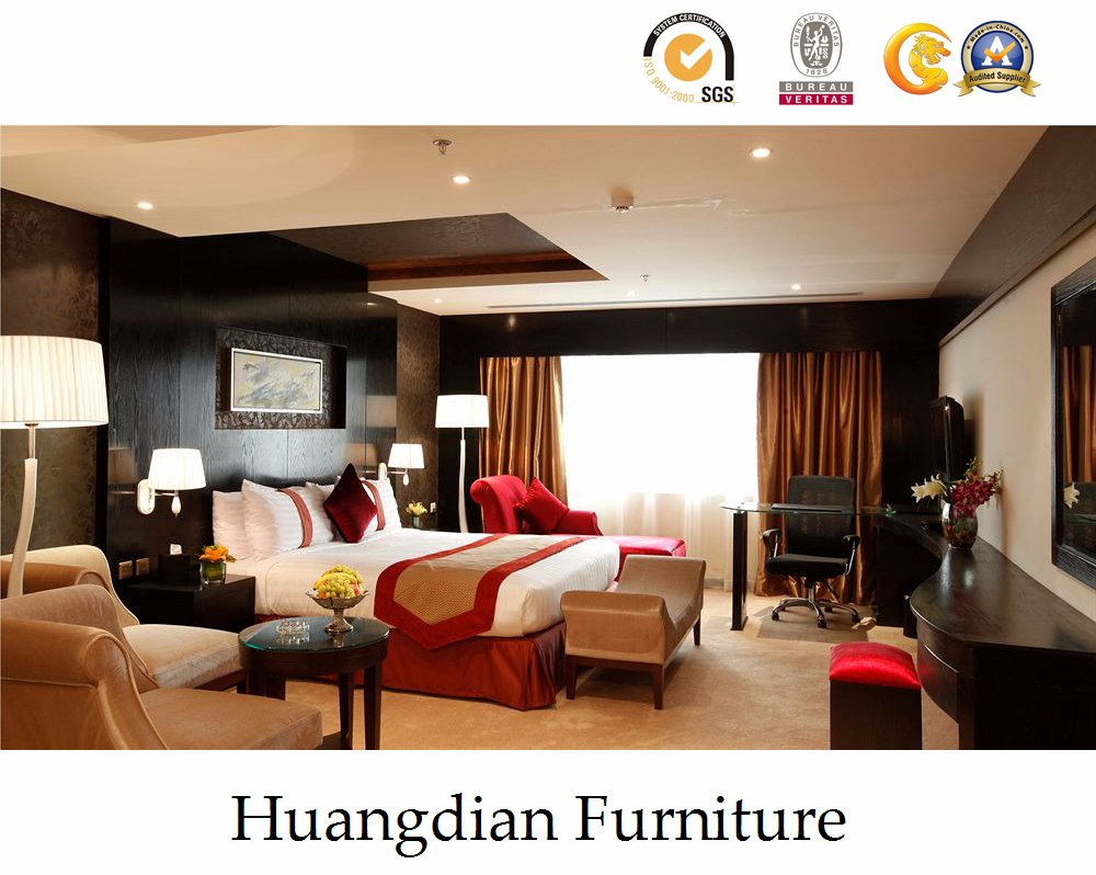 Arabia Custom Design Modern Hotel Bedroom Furniture (HD874)