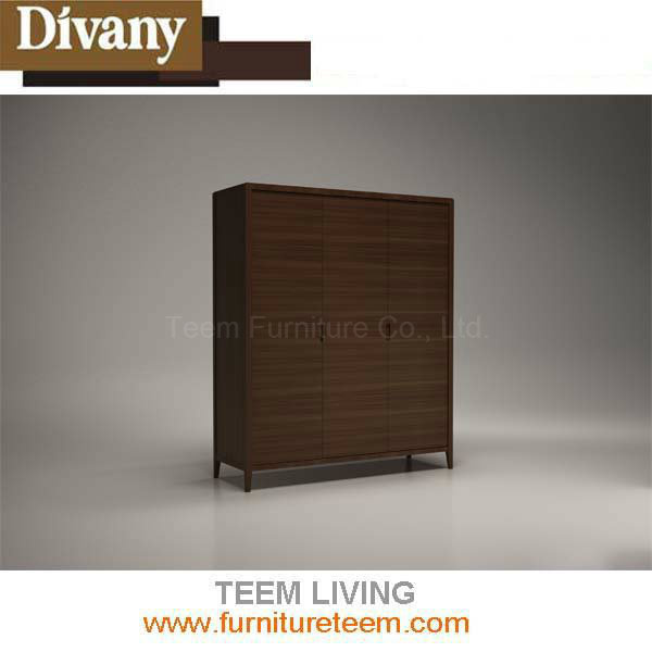 Open Doors Melamine Bedroom Furniture Wardrobe