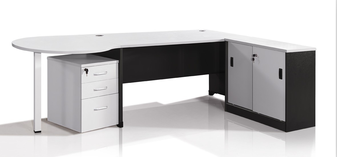 Modern Curved Executive Office Desk (CF-N00701-1)
