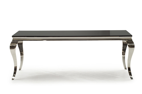 Elegant Europe French Stainless Steeel Metal Modern Louis Table Dining Room Furniture