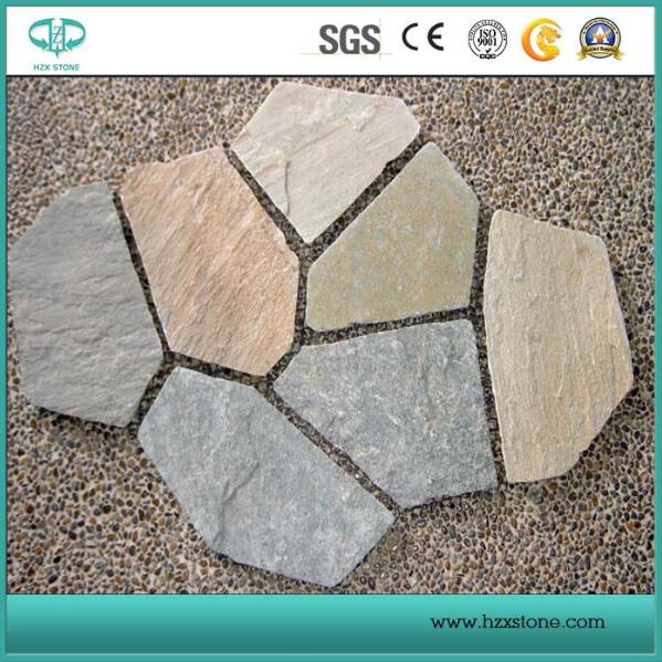 Red/Yellow/Black/Grey/Flamed/Natural Slate for Garden Floor Tile