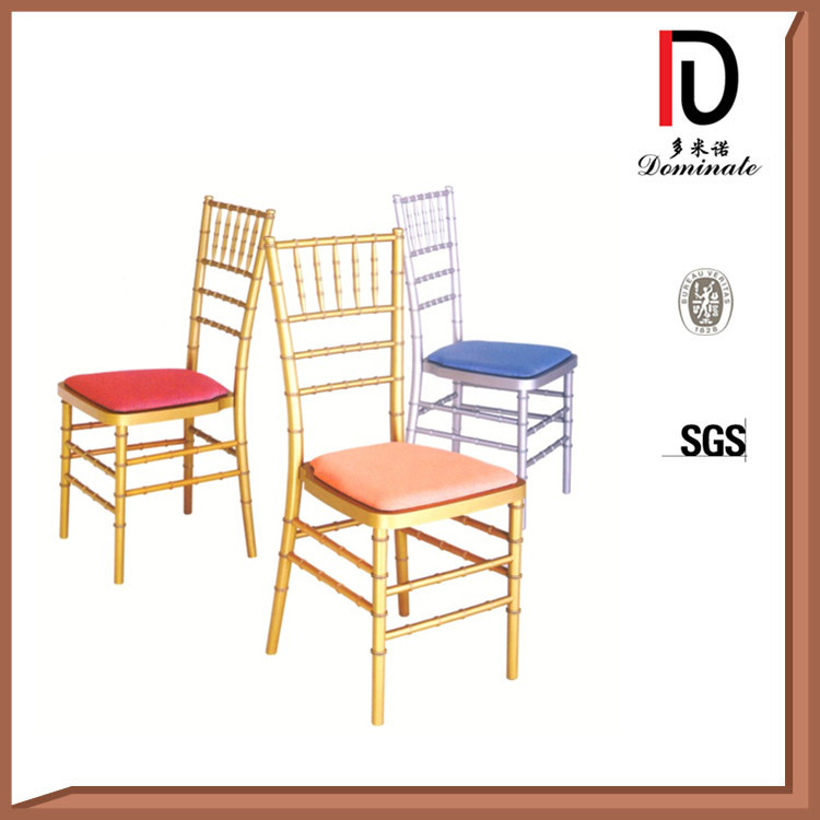 Top Quality Stylish Gold Metal Wedding Tiffany Chairs