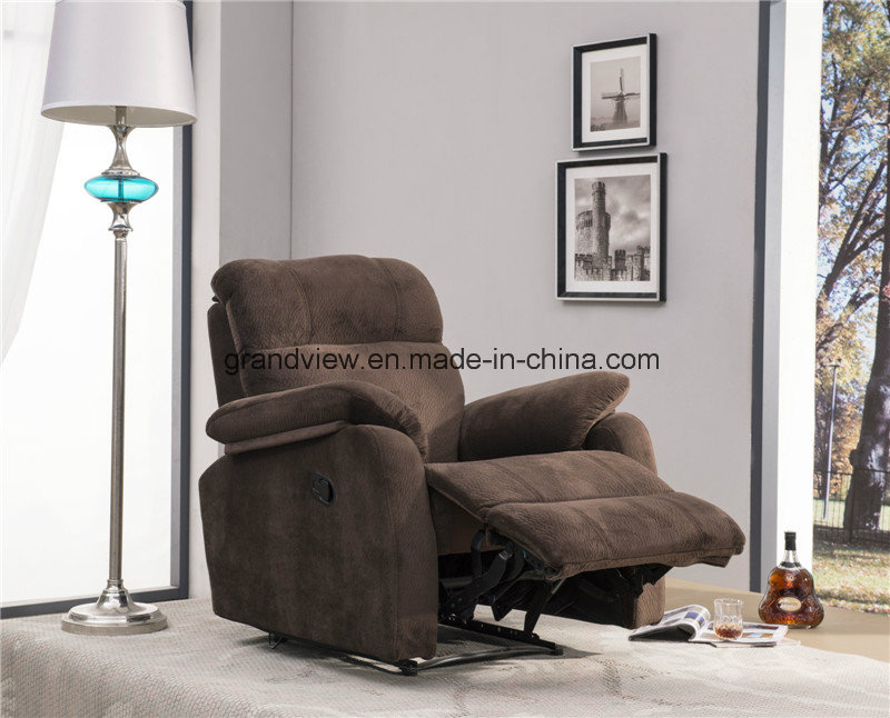 Living Slim Recliner Fabric Swivel Rocker Manual Recliner Chair