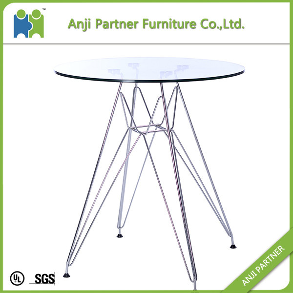 Cheap MDF Top with Chromed Steel Base Bar Table (Dale)