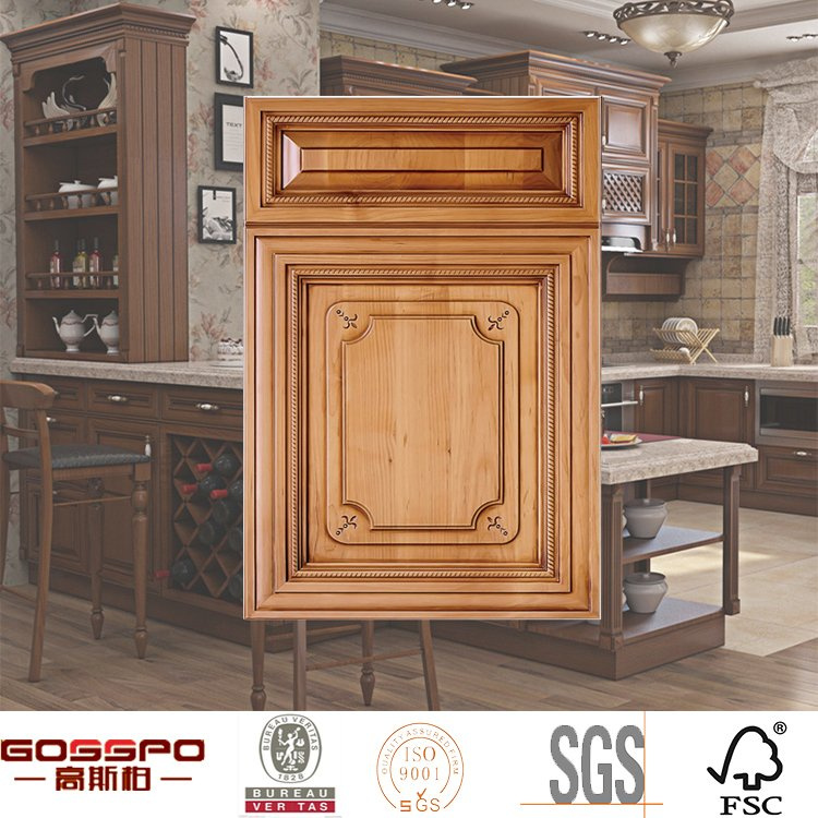 European Style Gloss Wood Kitchen Cabinet Doors (GSP5-007)