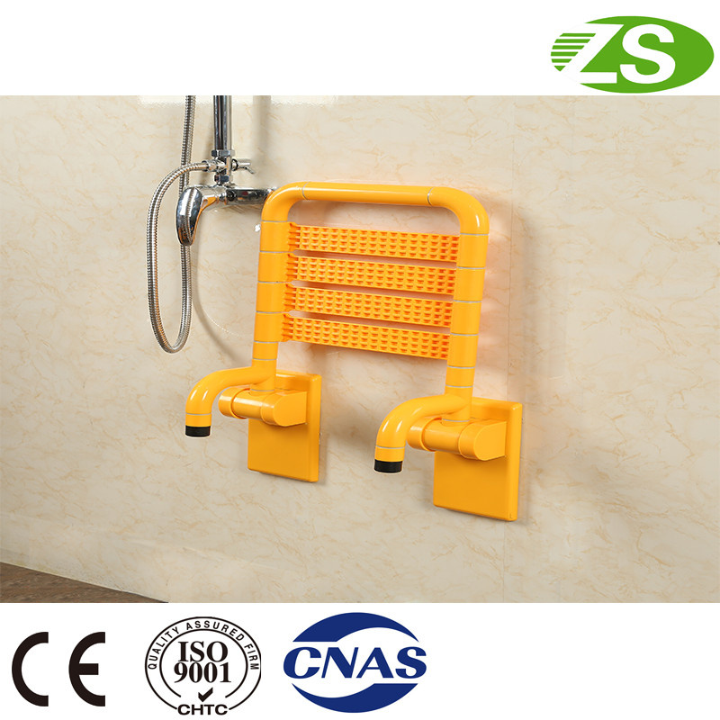 High Quality Wooden Wall Mounted Folding Bathroom Shower Chair Furniture