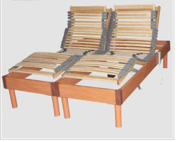 Cherry Red Home Electric Adjustable Bed