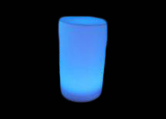 Rotational Molding Rechargeable Color Changing Plastic LED Bar Table