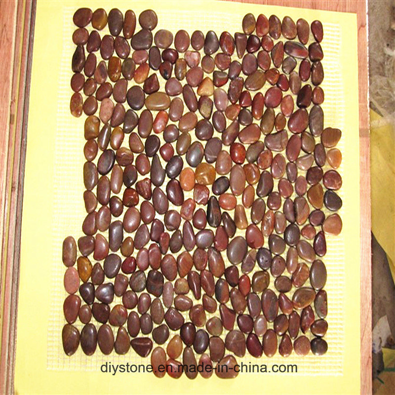 Red Paving Pebble for Garden Paving Path
