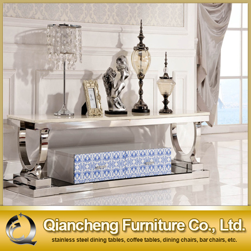 European Style Stainless Steel TV Stand