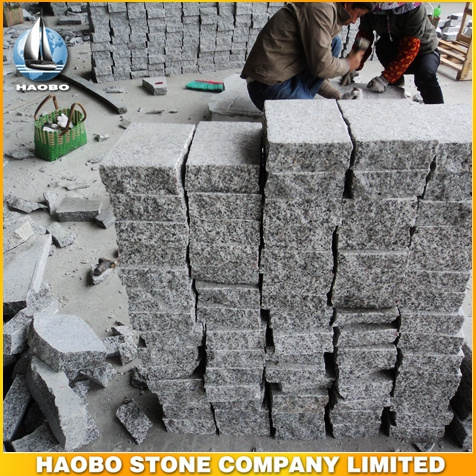 Flame&Tumble Cheap Grey Granite Cobble Stone