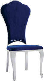 Modern Stylish Hotel Stainless Steel Thonet Fabric Dining Chairs