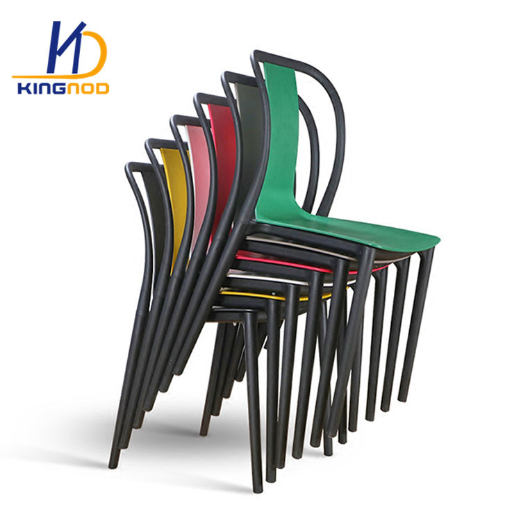 Hot Sell Indoor Outdoor Leisure Dining Cafe Polypropylene Stackable Plastic Chair