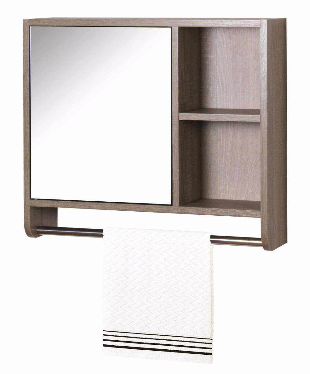 Wooden Mirror Bathroom Cabinet
