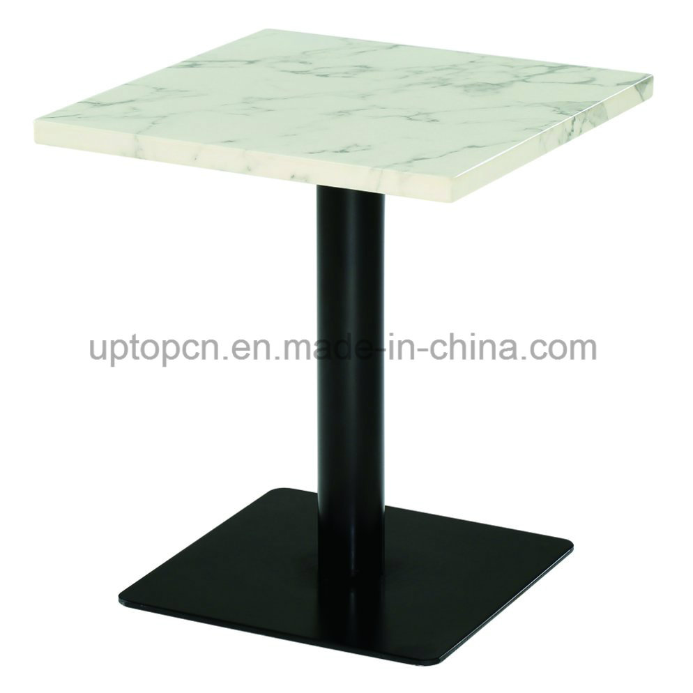 Simple Design Square Restaurant Table with Stone Top (SP-RT588)