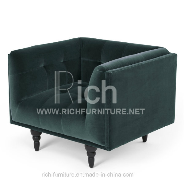 Simple Design Modern Fabric Sofa for Living Room (1seater)
