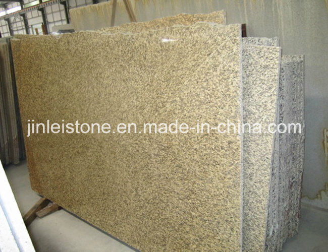 Tiger Skin Yellow Granite Slab for Countertop or Island Top