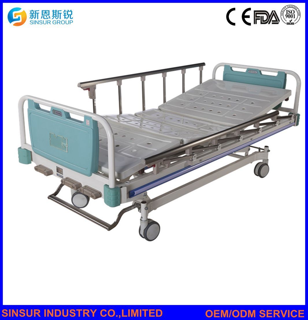 ISO/CE Certified Medical Equipment Manual 3 Shake Hospital Nursing Bed