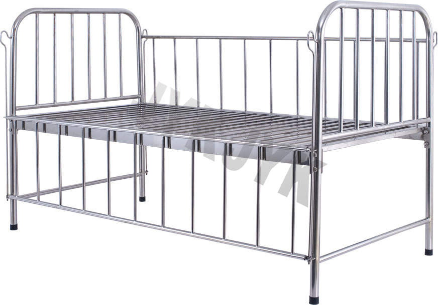 Stainless Steel High Rail Hospital Bed for Children
