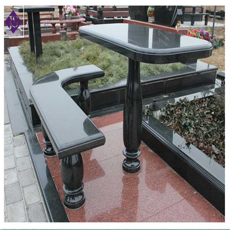 Popular Design Granite Bench for Cemetery or Outdoor Garden