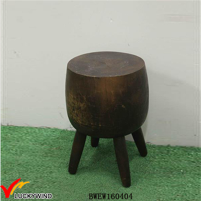Unique Antique Wood Stump Stool Furniture