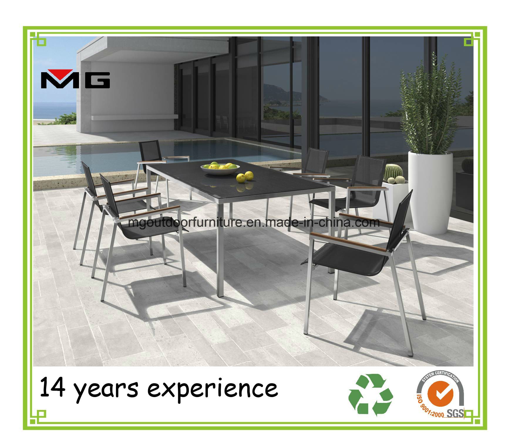 Metal Garden Table Set Outdoor Patio Dining Tables