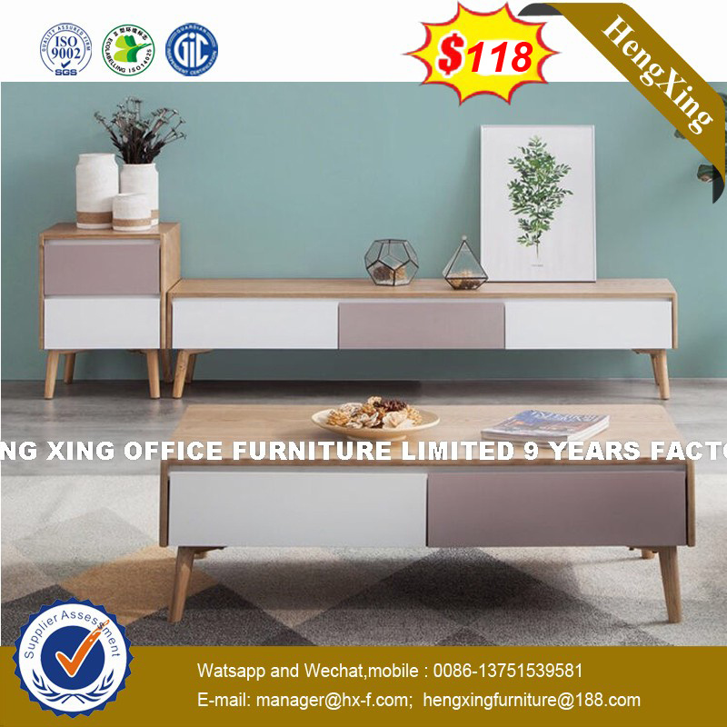 Gold	 Base Round Top Coffee Table (Hx-8nr02407)