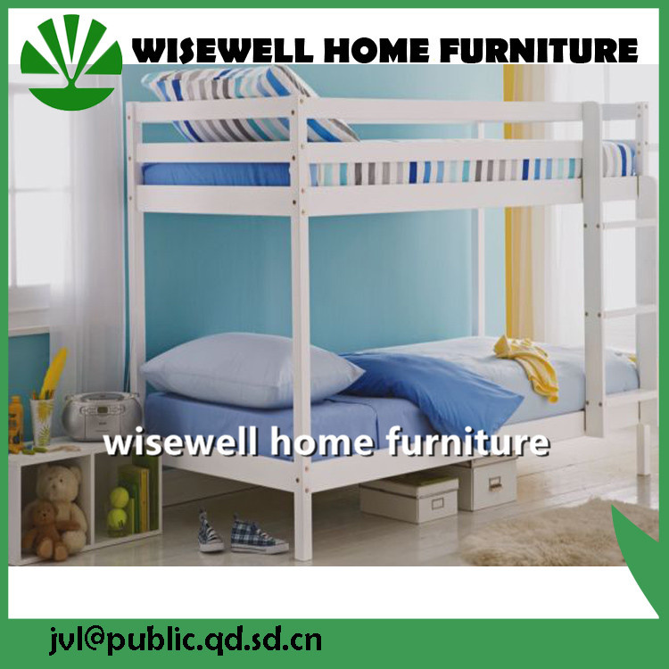 Solid Pine Wood Cheap Bunk Bed (W-B-5005)