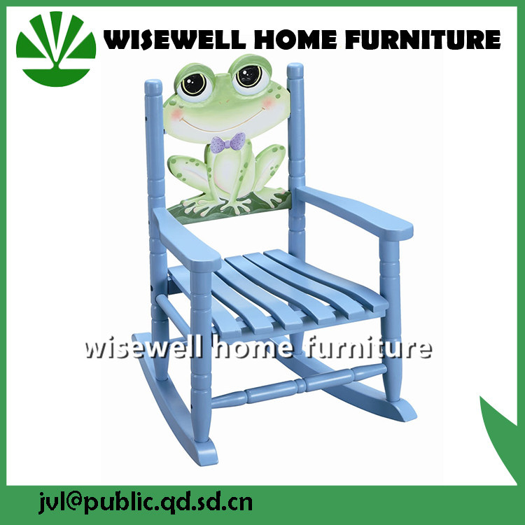 Pine Wood Kids Furniture Rocking Chair