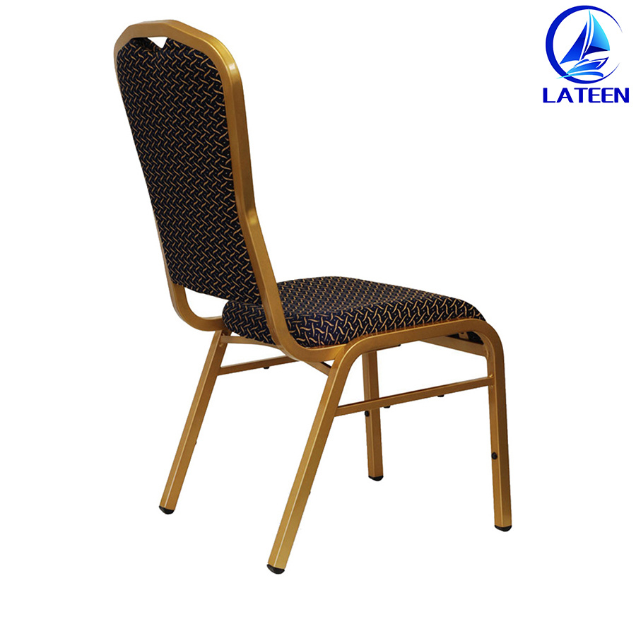 Stacking Comfortable Metal Dining Room Chair for Use