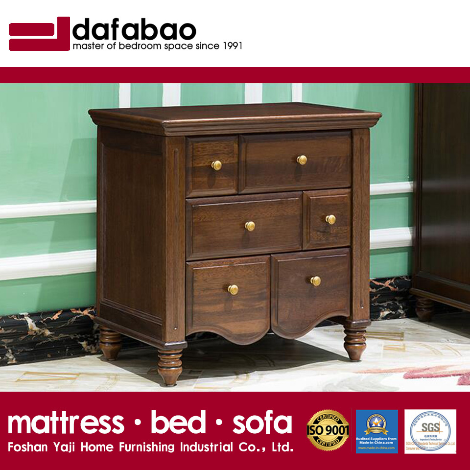 Hot Sale Simple Solid Wood Nightstand (AS816)