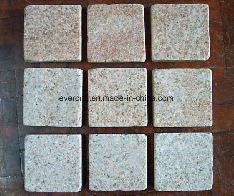 Cheap Tumble Yellow Granite Stone Cobble for Driveway