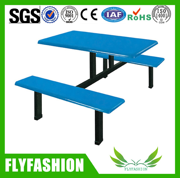 Wooden Simple Design Canteen Tables with Chairs (DT-10)