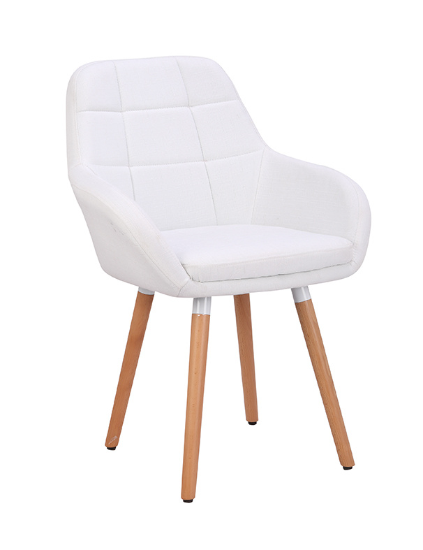 Dining Room Furniture Wooden Frame Leisure Chair Leather Chair