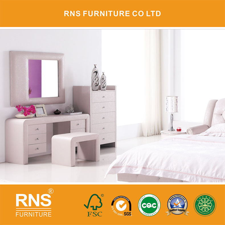 03#Dressing Table Handmade Dresser Modern Dressing Table with Full-Length Mirrors