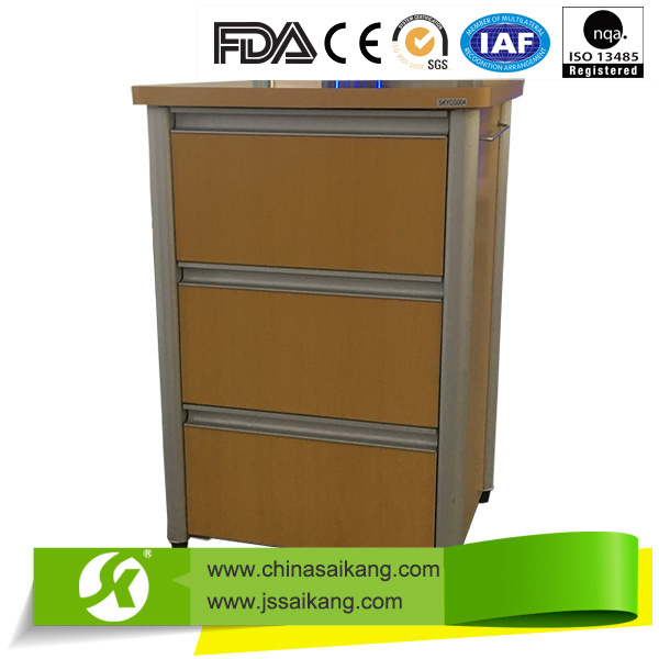 Sks011-1 Movable Medical Bedside Drawer Cabinet