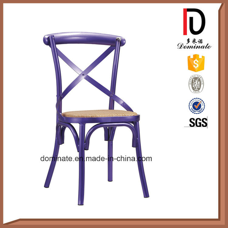 Hot Sale Cheap Modern Cross Back Metal Dining Chair