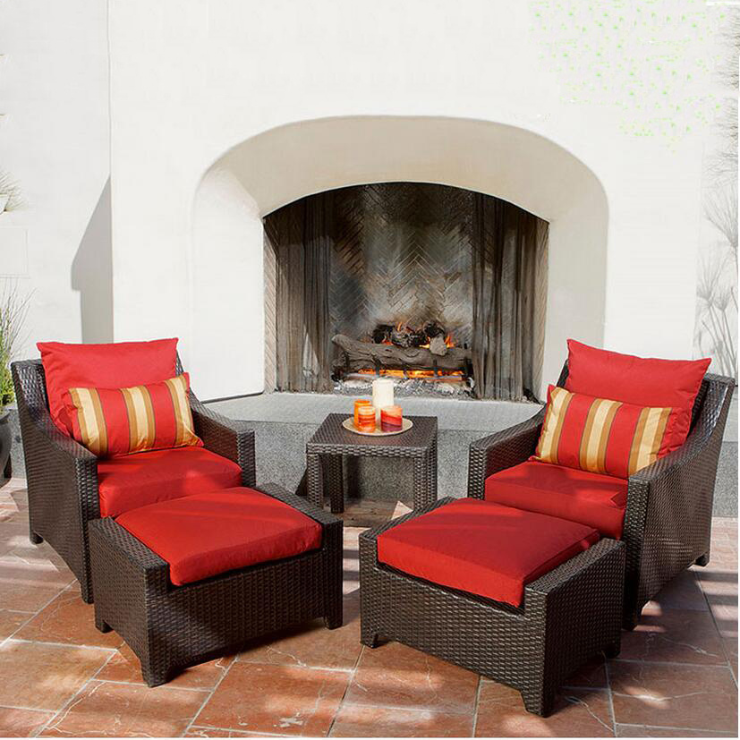 Leisure Single Sofa Rattan Sofa Outdoor Leisure Garden Sofa (S105)