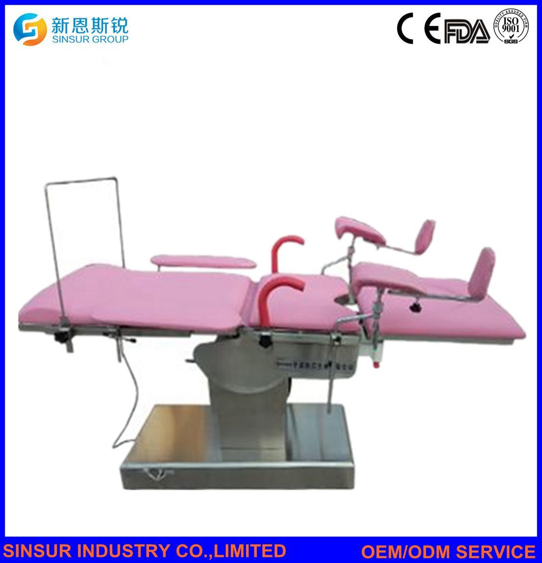 High Quality Gynecological Hospital Surgical OT Electric Obstetric Delivery Bed