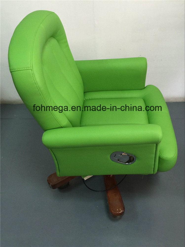 Modern Swivel Reception Hotel Chair in Green (FOH-BOCG)