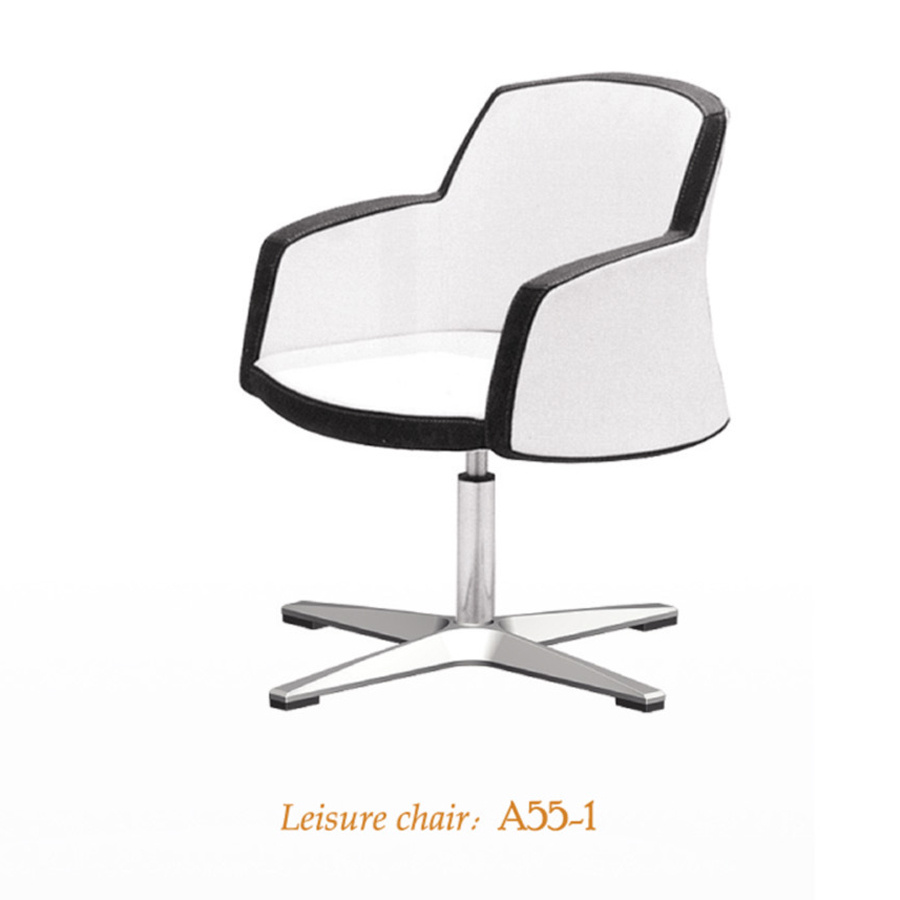 Fabric Classical French Style Leisure Chair with Armrest